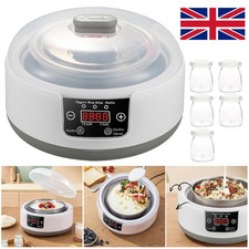 New Ultimate Probiotic Yogurt Maker with Time/Temperature Control with 5 Jars