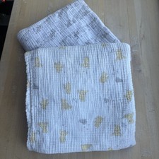 Disney Baby Aden Anais Winnie The Pooh Lot Of 2 Muslin Swaddle Blankets.