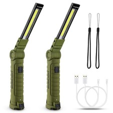 Men Tools for Christmas Birthday Gift 2 Packs LED Rechargeable Work Light Fla...