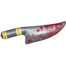Inflatable Horror Knife 23" Bloody Halloween Costume Prop Decoration 1 Ct