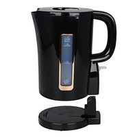 Wasserkocher Emerio WK-125130, 1.7L, 2200W, Edelstahl, Bpa-Frei, Schwarz/Gold