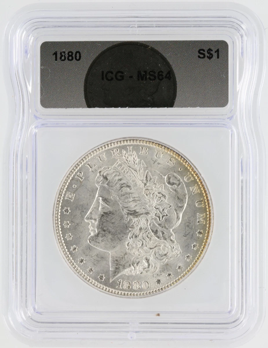 MS 64 Graded 1880 Year Morgan US Dollars (1878-1921) for sale | eBay