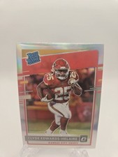 2020 Donruss Optic CLYDE EDWARDS-HELAIRE (Chiefs) Silver Holo Rated Rookie #171