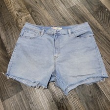 Levi's Jean Shorts Original Red Tab Classic Fit Denim Size 12 Stretch