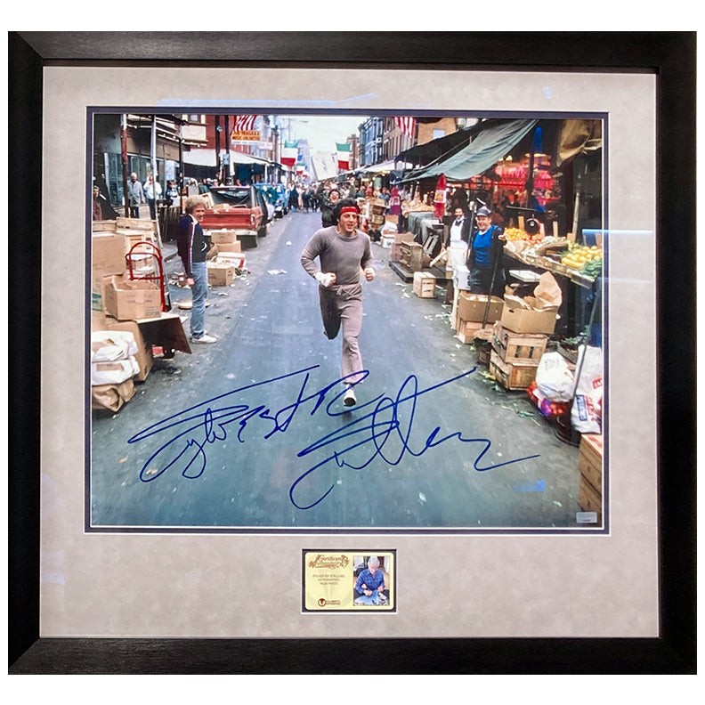 Sylvester Stallone Autographed Iconic 1976 Philadelphia Freedom 16x20 Photo