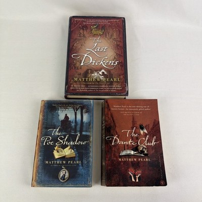 Matthew Pearl 3 Romane Set The Dante Club The Poe Shadow The Last Dickens