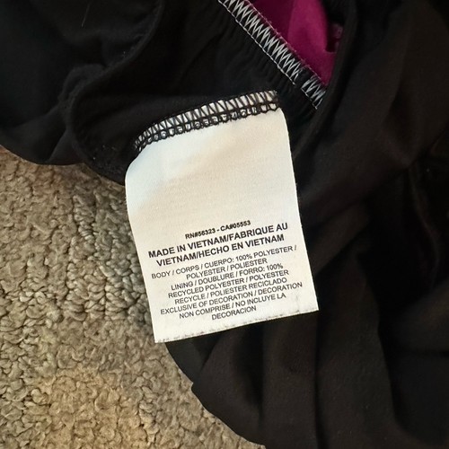 Nike Black Purple Pink Women’s Dri-Fit Running Shorts Size Medium With Liner - Picture 6 of 13
