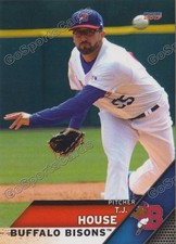 2017 Buffalo Bisons TJ House RC Rookie Toronto Blue Jays