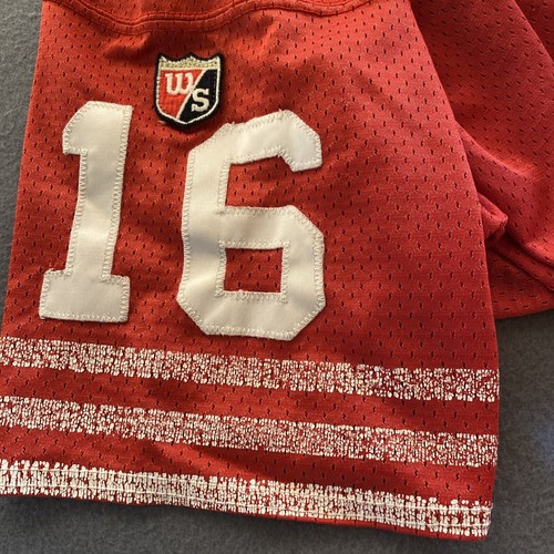 San Francisco 49ers Wilson NFL Pro Line Authentic Vintage Trikot Joe Montana Lesen - Bild 12 von 18