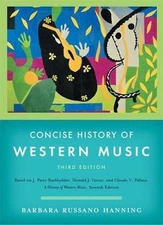 Concise History of Western Music by Hanning, Barbara Russano
