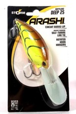 1 Ct Storm Arashi Rattling Deep 25 Mossy CHRT Craw Circuit Board Lip Fish Lure