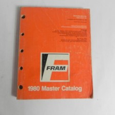 DE COLECCIÓN 1980 FRAM MASTER CATÁLOGO ACEITE AIRE GAS FILTROS REPARACIÓN AUTOMOTRIZ REPUESTOS