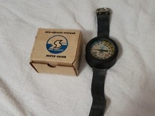 Vintage Sub-Aquatic Systems Scuba Diving Analog Depth Gauge Watch