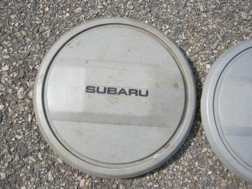 Factory original 1985 1986 Subaru GL twist on center caps hubcaps - Picture 16 of 21