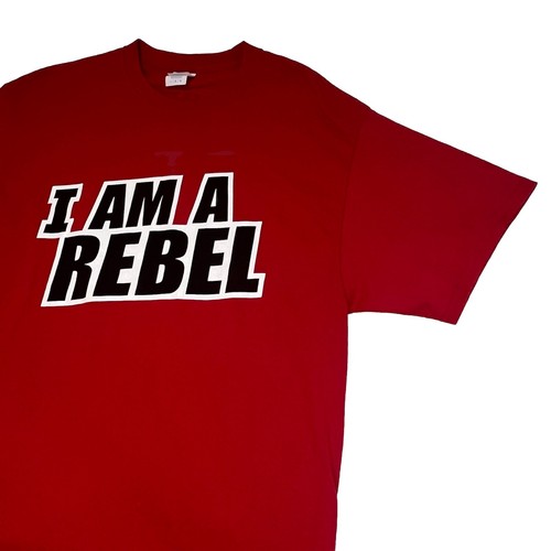 UNLV I'm A Rebel Mens Red Short Sleeve Cotton T-shirt Size Large - Picture 4 of 9