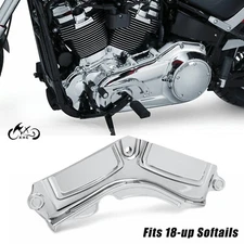 Chrome Cylinder Barrel Base Engine Block Cover Trim Accent For Harley Softail 18