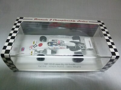 HRC by Spark 1:43 F2 Ralt HR6 #37 S.Nakajima 1981 Japan Big 2&4 Suzuka HRCS006