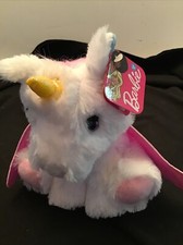 Barbie Unicorn Unicorn Pegasus Pink Plush New with Tag