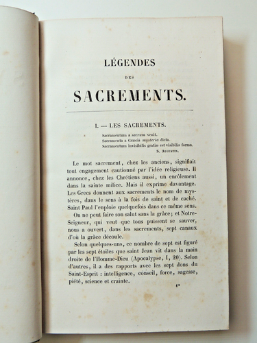 Esoterisme. Légendes des Sacrements. J. Collin de Plancy. 1860 - Picture 3 of 4
