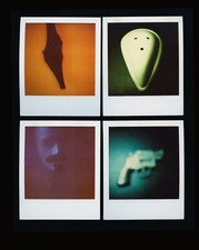 Polaroids by Ray Lego 4 mounted on 11x14 board "Perfect Chemical Formula........