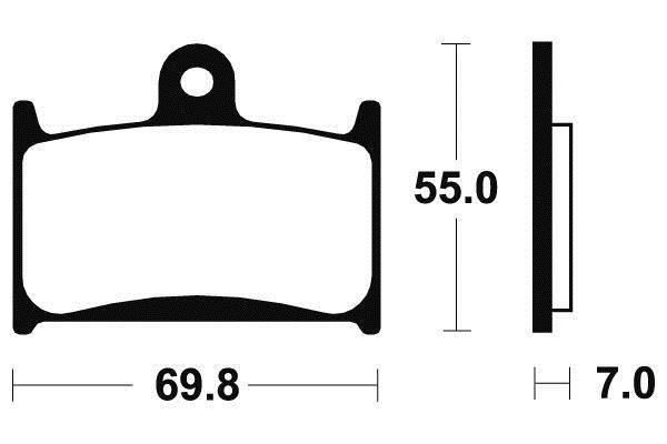 Plaquettes frein avant Suzuki RF 900 R anti-fading MF214