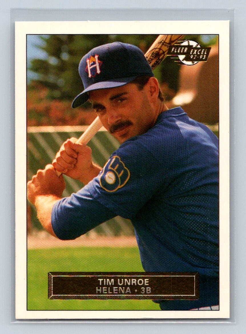1992-93 Fleer Excel #195 Tim Unroe Helena Brewers