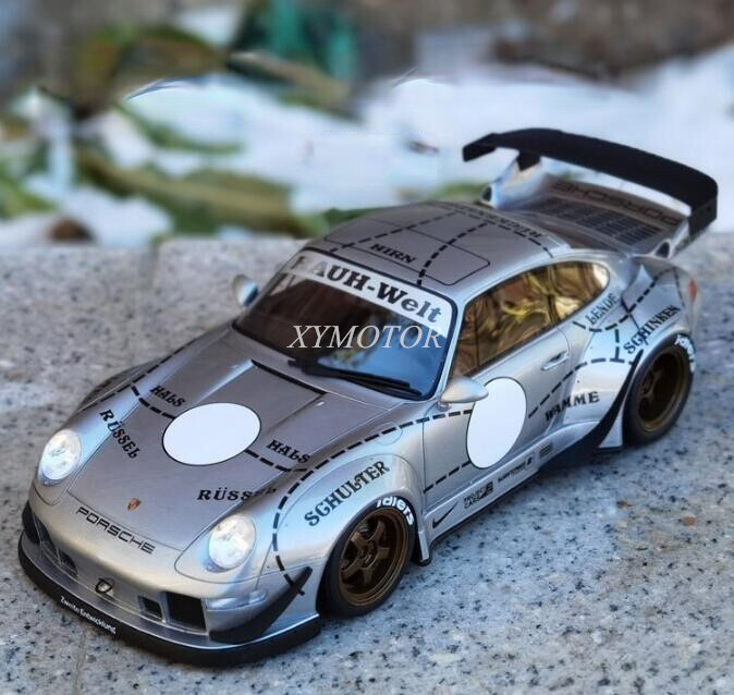Fuelme RWB993 Silver Pig 限定1台プロトタイプ1/18 GT Spirit 1:18 Porsche 911 RWB 993 Silver Pig Resin Limited