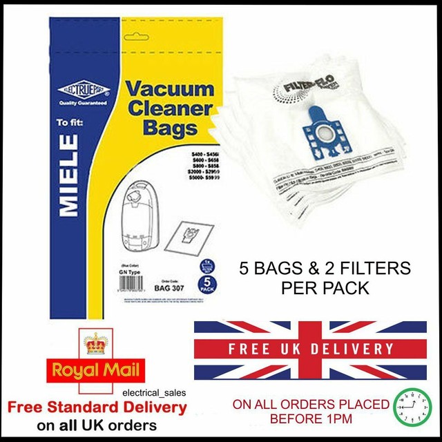 FITS MIELE GN COMPLETE C3 CAT & DOG 11085190 VACUUM CLEANER DUST BAGS x 5 PACK eBay