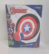 Marvel Avengers Toss  Catch Game Set Includes 1 Ball  2 Paddles NEW Gift