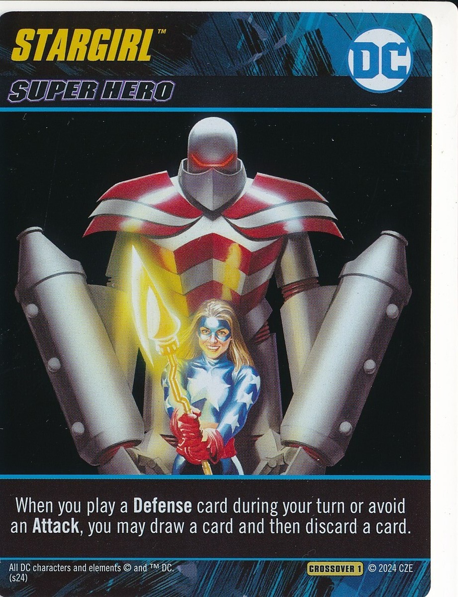 STARGIRL DC Comics Deck Building Game Oversized FOIL JUSTICE SOCIETY AMERICA