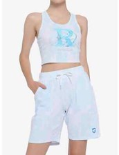 NWT Harry Potter Ravenclaw Tie-Dye Girls Lounge Set Tank Top  Shorts Juniors