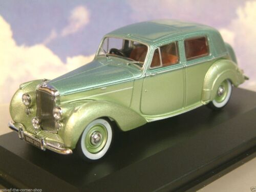 OXFORD DIECAST 1/43 1946-1952 BENTLEY MKVI MK6 SALOON BALMORAL/ICE GREEN BN6002 - Picture 1 of 2