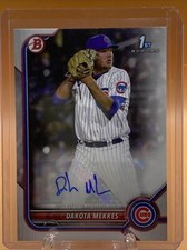 2022 Bowman Dakota Mekkes 1st Bowman Autograph #PPA-DM Chicago Cubs