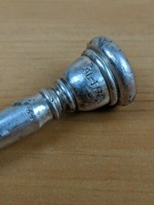 Antique York Al-Tru 44 Cornet Silver Plated Mouthpiece