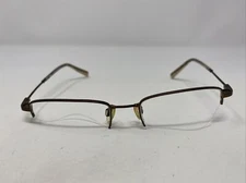 Easy Twist CT 154 10 48-18-140 Dark Brown Metal Half Rim Eyeglasses Frame TM18