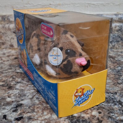 Zhu Zhu Pets Cappuccino Brown Electronic Hamster Toy 2010 With Box