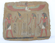 UNIQUE PHAROH ANCIENT EGYPTIAN Osiris Isis Ramses II Tut and Nefertari Stella