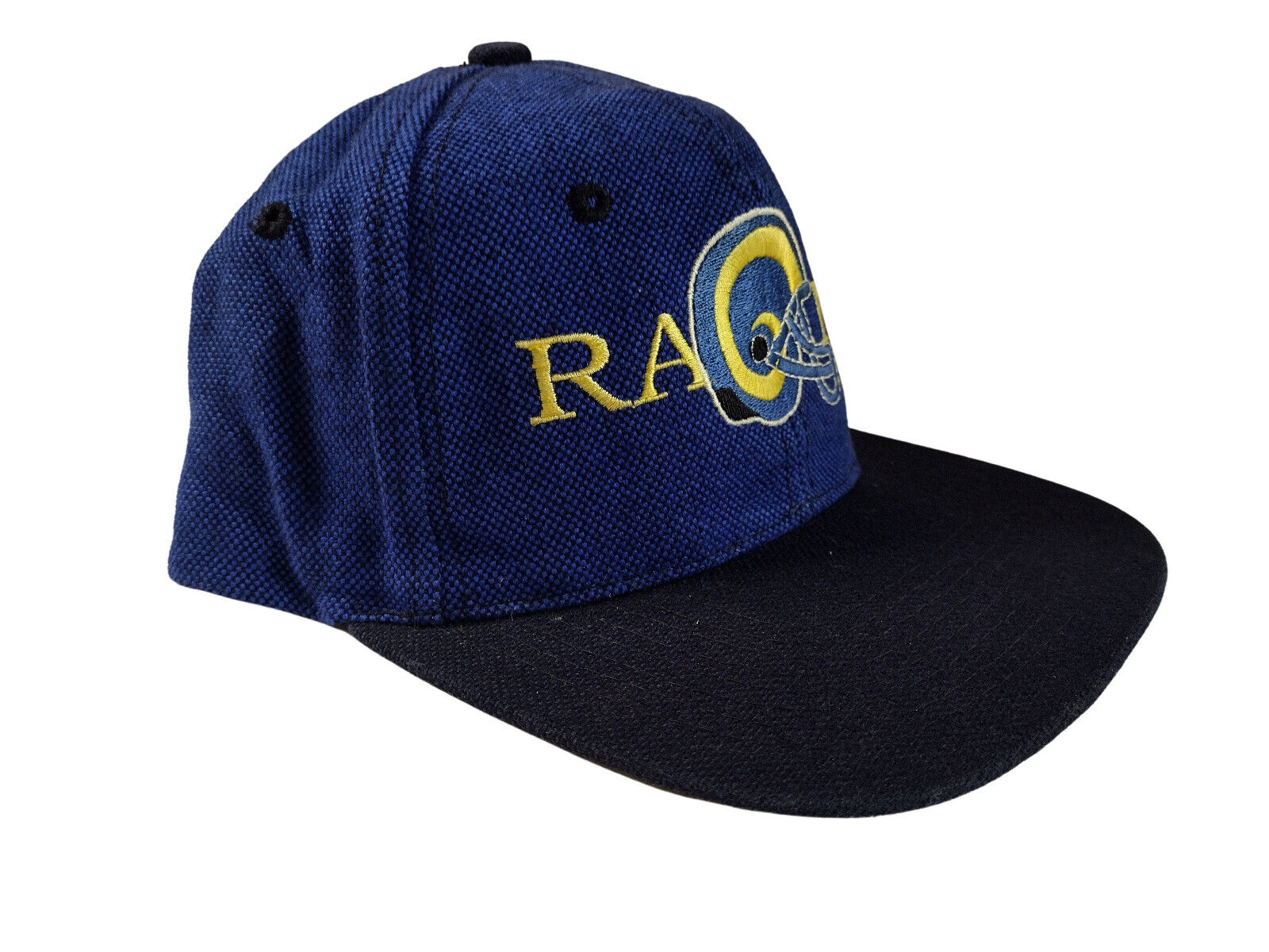 Rare VTG 1990s Los Angeles Rams Wool Snapback Hat… - image 3