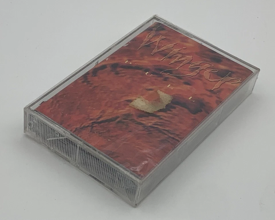 Winger Pull Cassette Tape 82485-4 Glam Metal Hard Rock 1993 Sealed Foto 4 de 4