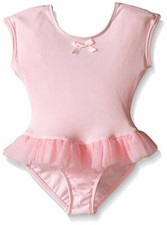 Jacques Moret Girls' Dance Leotard Skirtall, Ballet Pink Tutu Skirt, XXS