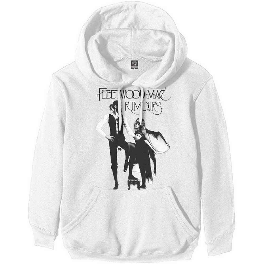 Fleetwood Mac Rumours Logo Hoodie - Official Men's Pullover, White, Size Large - View #3