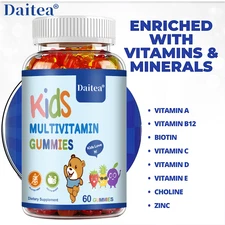 Kids Multivitamin Gummies, 30/60 Gummies, Tastiest Vitamins for children aged 3+