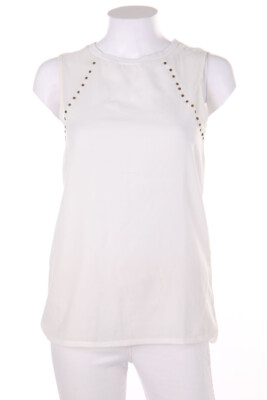 FOREVER YOUNG BY CHICORÉE Blouse Top Studs XS white