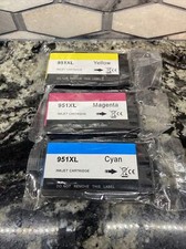951 XL Inkjet Cartridgea CYAN MAGENTA YELLOW