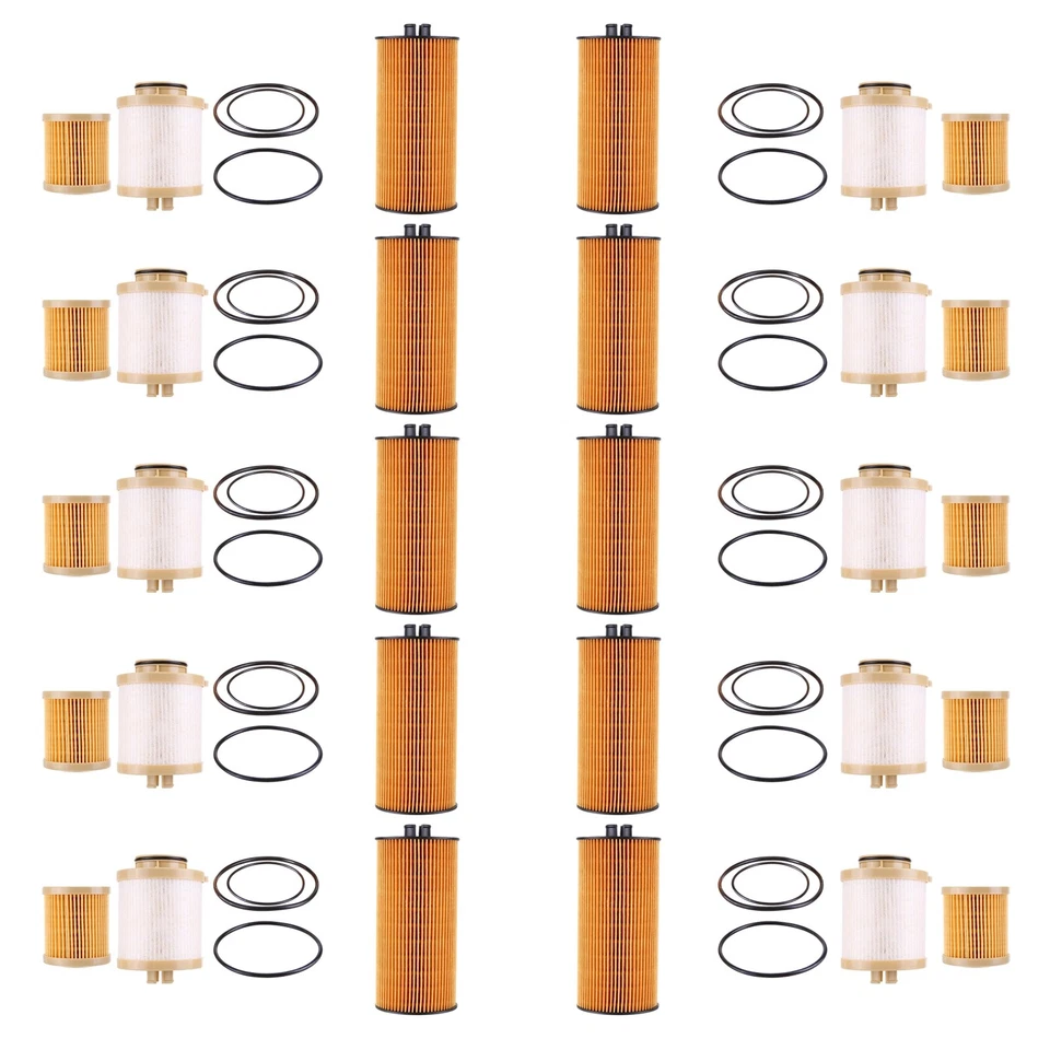 Juego de 10 filtros de combustible FL2016 para Ford F250 Super Duty 2003-07 10XFD4616 Foto 3 de 4