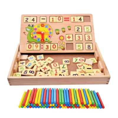 Kinder Montessori Mathe Spiel Digital Stick Lernen Vorschule Pädagogisches Spielzeug