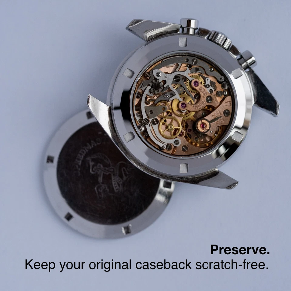 Fondo de caja de exposición Spiralwinder Sapphire para Omega Speedmaster Foto 4 de 4