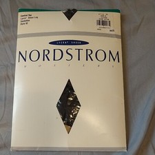 Nordstrom Control Top Pantyhose Size B Fudge Black Style 92