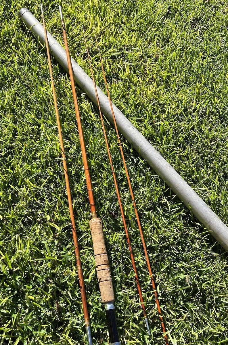Vintage South Bend 323 Bamboo Fly Rod 9' W/ Metal Tube Vintage South Bend 323 Bamboo Fly Rod 9' W/ Metal Tube