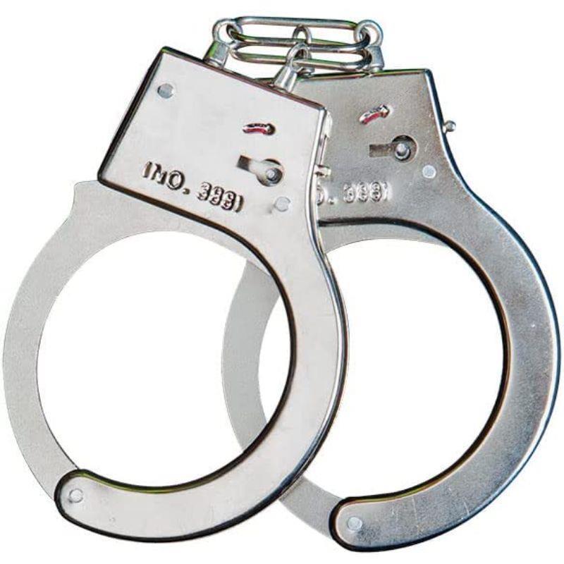 Wicked Costumes - Metal Handcuffs Costume Prop - Adult
